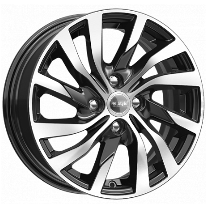 K&K КС882 6x15 4*100 ET37 DIA60.1 Алмаз черный Литой