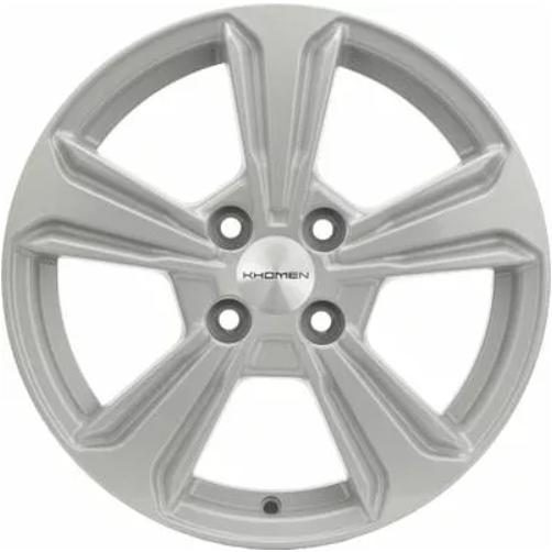 Khomen KHW 1502 6x15 4*100 ET46 DIA54.1 F-Silver Литой