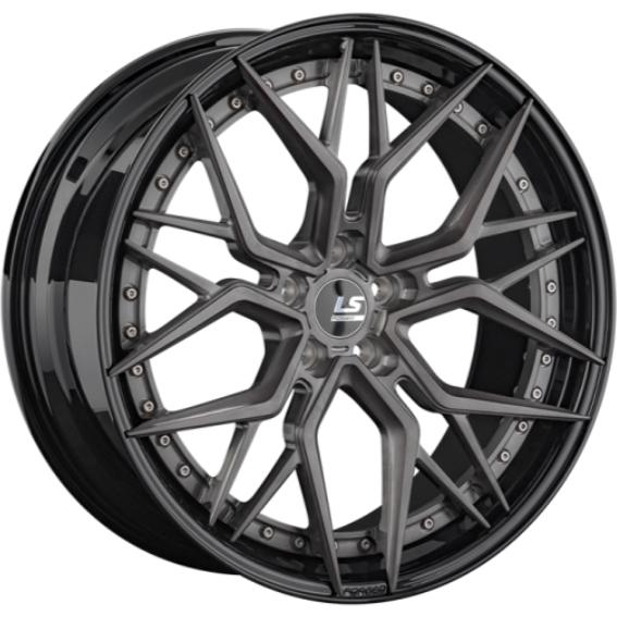 LS Forged FG35 10.5x21 5*112 ET43 DIA66.6 ALBRSD-GM/BK Кованый