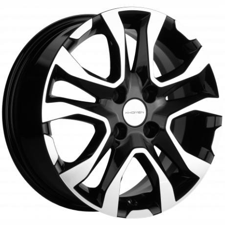 Khomen KHW 1503 6x15 4*100 ET40 DIA60.1 Black-FP Литой