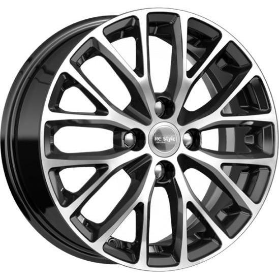 K&K КС782 6x15 4*100 ET48 DIA54.1 Алмаз черный Литой