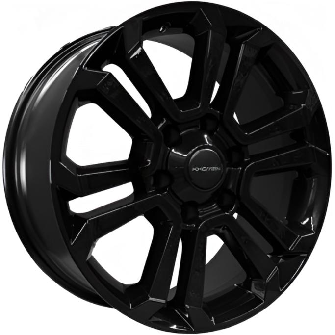 Khomen KHW 1817 7.5x18 6*139.7 ET25 DIA106.1 Black Литой