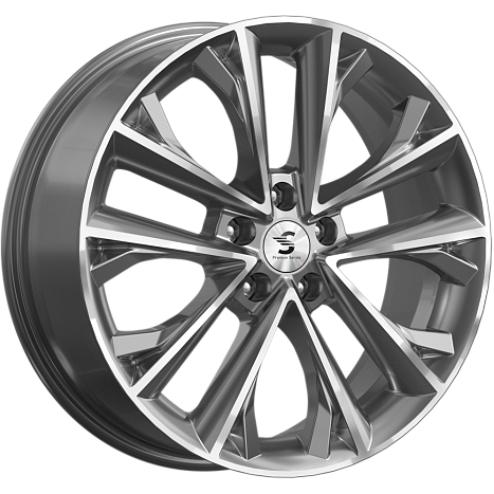 Скад KP012 7x18 5*114.3 ET33 DIA67.1 Diamond gloss graphite Литой