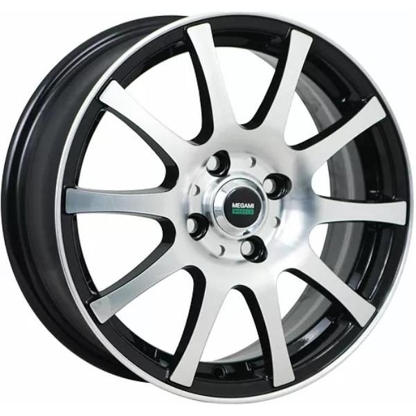 Megami MGM-2 6x15 5*100 ET38 DIA57.1 BKF Литой