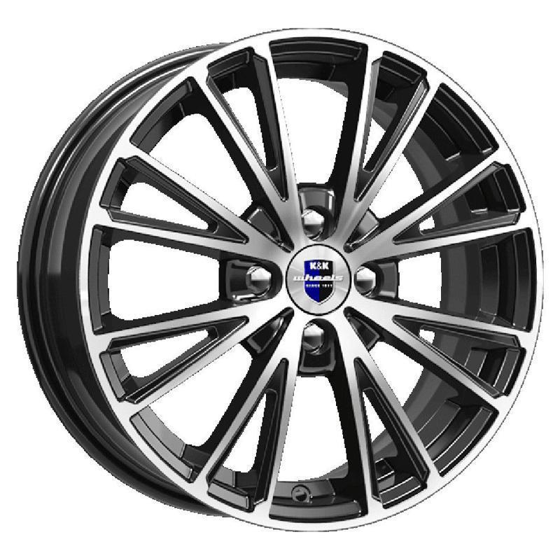 K&K Меандр 6x15 4*100 ET50 DIA60.1 Алмаз черный SK Литой