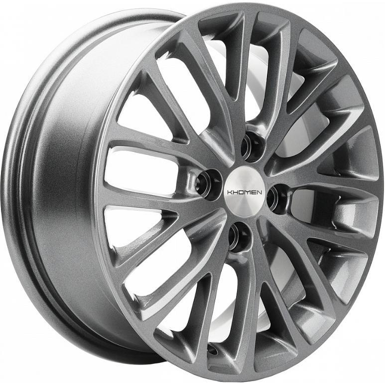 Khomen KHW 1506 6x15 4*100 ET46 DIA54.1 Gray Литой