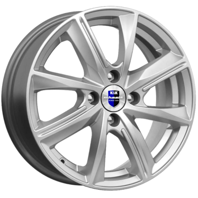 K&K Арнар 6x15 4*100 ET35 DIA67.1 Сильвер SK Литой