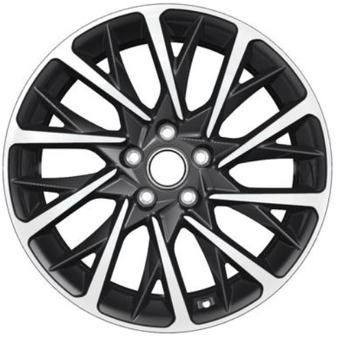 Khomen KHW 1804 7.5x18 5*108 ET46 DIA63.3 Black-FP Литой