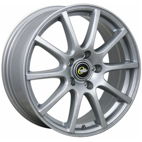 Cross Street CR-16 6x15 4*114.3 ET44 DIA56.6 Silver Литой