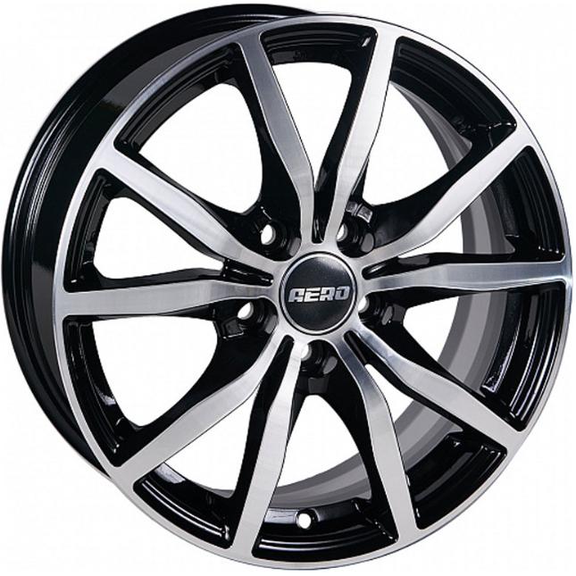 Aero V2057 6.5x15 5*114.3 ET45 DIA67.1 BFP Литой