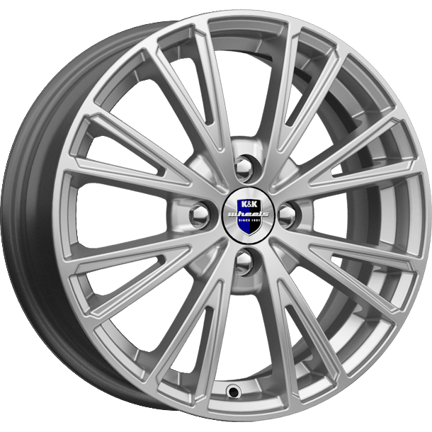 K&K Меандр 6x15 4*100 ET40 DIA67.1 Сильвер Литой