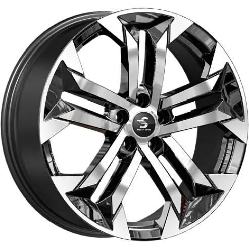 Скад КР015 7.5x19 5*114.3 ET40 DIA60.1 Алмаз черный Литой