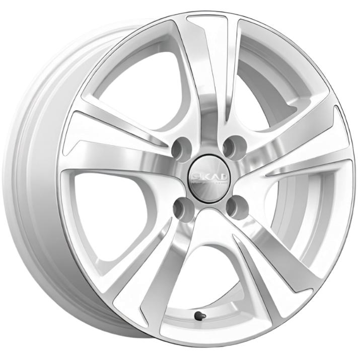 Скад Крит 5.5x14 4*98 ET38 DIA58.6 Алмаз белый Литой