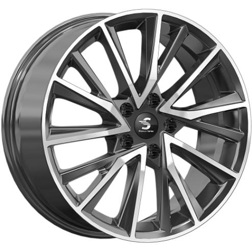 Скад КР010 7.5x18 5*108 ET47 DIA60.1 Diamond Black Gris Литой