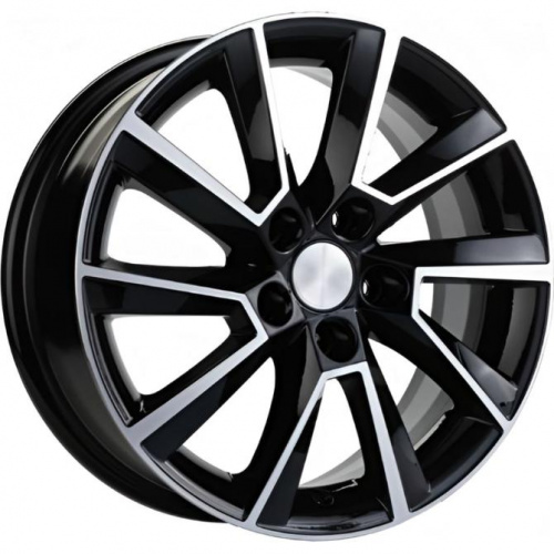 Khomen KHW 1604 6x16 5*100 ET38 DIA57.1 Black-FP Литой