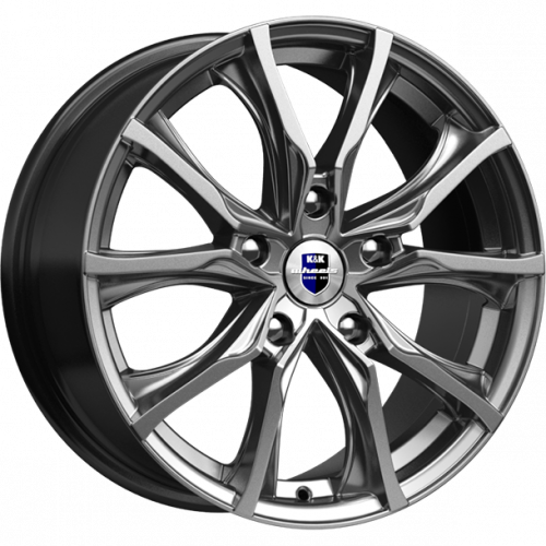 K&K Твист 7.5x17 5*105 ET38 DIA56.6 Дарк платинум Литой