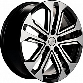 Khomen KHW 1803 7x18 5*114.3 ET37 DIA66.6 Black-FP Литой
