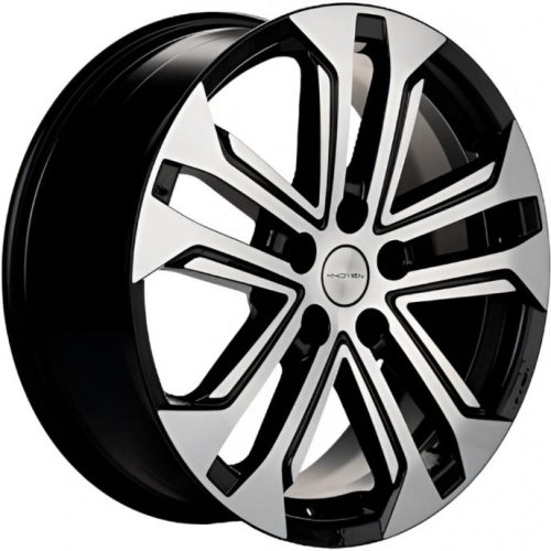 Khomen KHW 1803 7x18 5*114.3 ET50 DIA67.1 Black-FP Литой
