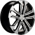 Khomen KHW 1803 7x18 5*114.3 ET50 DIA67.1 Black-FP Литой