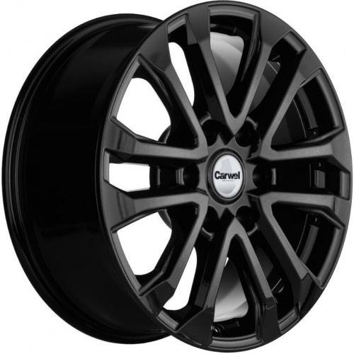 Carwel Пур 7.5x18 6*139.7 ET38 DIA67.1 BL Литой