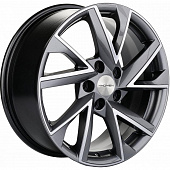 Khomen KHW 1714 7x17 5*110 ET46 DIA63.3 Gray-FP Литой