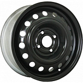 Trebl 53A49AP 5.5x14 4*100 ET49 DIA56.6 Black Штампованный