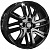 Khomen KHW 1609 6x16 4*100 ET46 DIA54.1 Black Литой