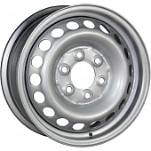 Trebl 9495 6.5x16 5*130 ET66 DIA89.1 Silver Штампованный