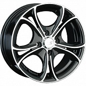 LS 393 7.5x17 5*112 ET45 DIA57.1 BKF Литой