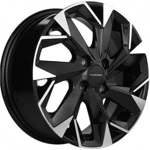 Khomen KHW 1402 5.5x14 4*100 ET43 DIA67.1 Black-FP Литой