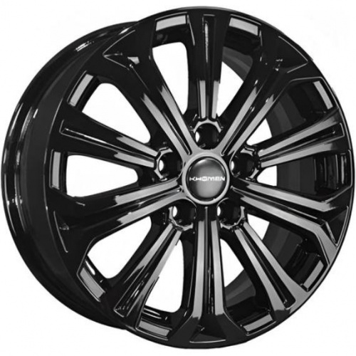 Khomen KHW 1610 6.5x16 5*108 ET50 DIA63.3 Black Литой