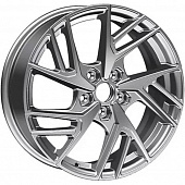 Khomen KHW 1722 6.5x17 5*108 ET33 DIA60.1 F-Silver Литой