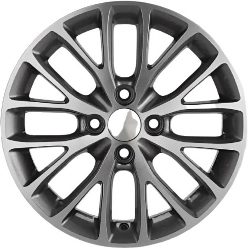 Khomen KHW 1506 6x15 4*100 ET46 DIA54.1 Gray-FP Литой