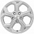 Khomen KHW 1606 6.5x16 5*114.3 ET46 DIA67.1 F-Silver Литой