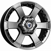 K&K M56 7x16 6*139.7 ET30 DIA106.1 Дарк платинум Литой