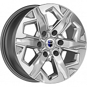 K&K Тейт 7.5x17 6*139.7 ET30 DIA106.1 Дарк платинум Литой