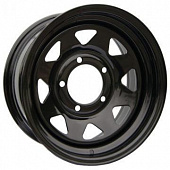 IKON MG85 8x16 5*139.7 ET-19 DIA110.5 Black Штампованный