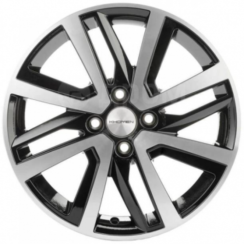 Khomen KHW 1609 6x16 4*100 ET41 DIA60.1 Black-FP Литой