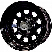 IKON MG42 8x16 5*139.7 ET-38 DIA110.1 Black Matt Штампованный