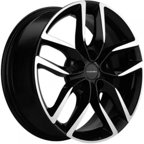 Khomen KHW 1708 6.5x17 5*114.3 ET45 DIA54.1 Black-FP Литой