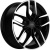 Khomen KHW 1708 6.5x17 5*114.3 ET45 DIA54.1 Black-FP Литой Khomen KHW 1708 6.5x17 5*114.3 ET45 DIA54.1 Black-FP Литой