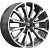 Скад КР006 8.5x20 6*139.7 ET33 DIA100.1 Diamond Black Gris Литой