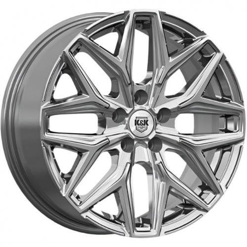 K&K Ариус 7x17 5*108 ET42 DIA63.3 Дарк платинум Литой