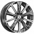 K&K КР013 7x19 5*108 ET45 DIA60.1 Diamond gloss graphite Литой