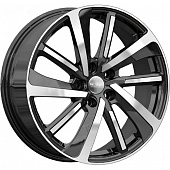 K&K KC1111 7x18 5*105 ET38 DIA56.6 Алмаз черный Литой