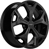 Khomen KHW 1710 6.5x17 5*114.3 ET40 DIA64.1 Black Литой