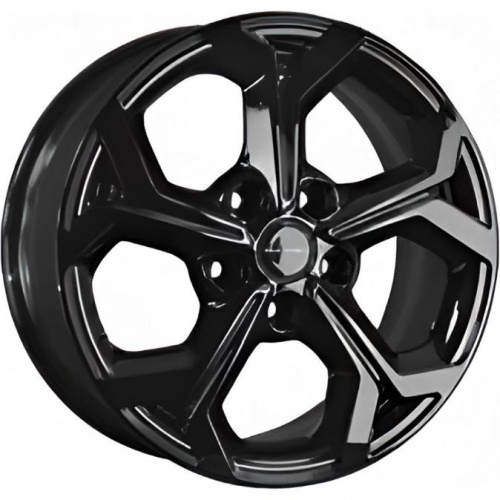 Khomen KHW 1606 6.5x16 5*114.3 ET46 DIA67.1 Black Литой