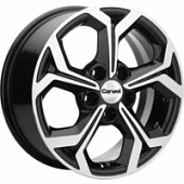 Carwel Цада 6.5x16 5*114.3 ET46 DIA67.1 BL Литой