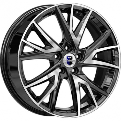K&K Кайлас 6.5x18 5*108 ET50 DIA63.3 Алмаз черный Литой