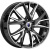 K&K Кайлас 6.5x18 5*108 ET50 DIA63.3 Алмаз черный Литой